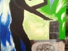 AfE-Turm Acryl auf Leinwand 70 cm. x 100 cm.